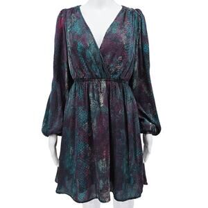 Scotch and Soda Mini Snakeskin Print Dress 32